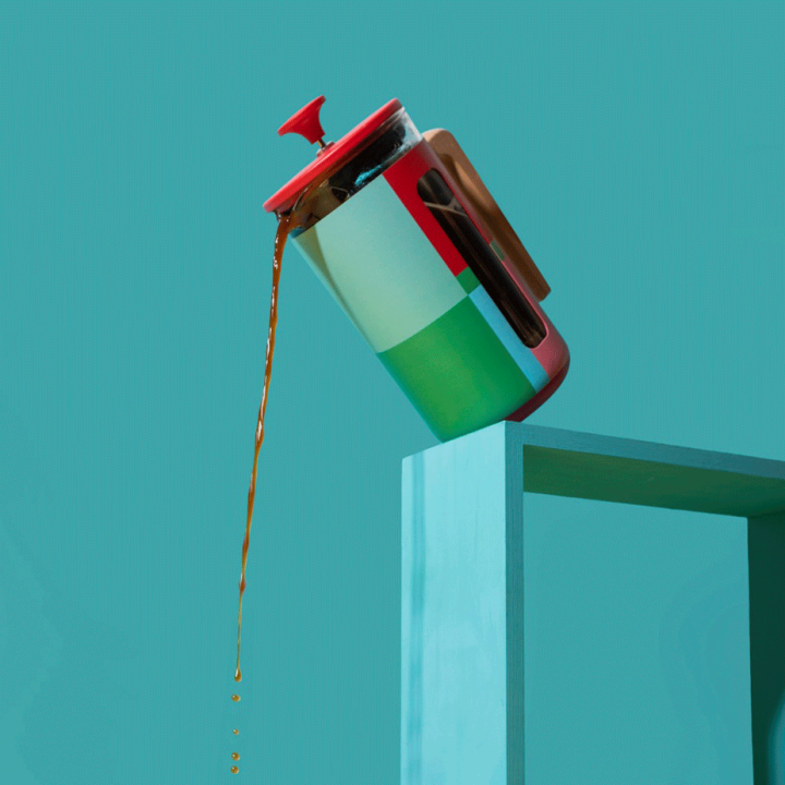 La Cafetière Pisa 8 Kop. Stempelkande Utopian Lines