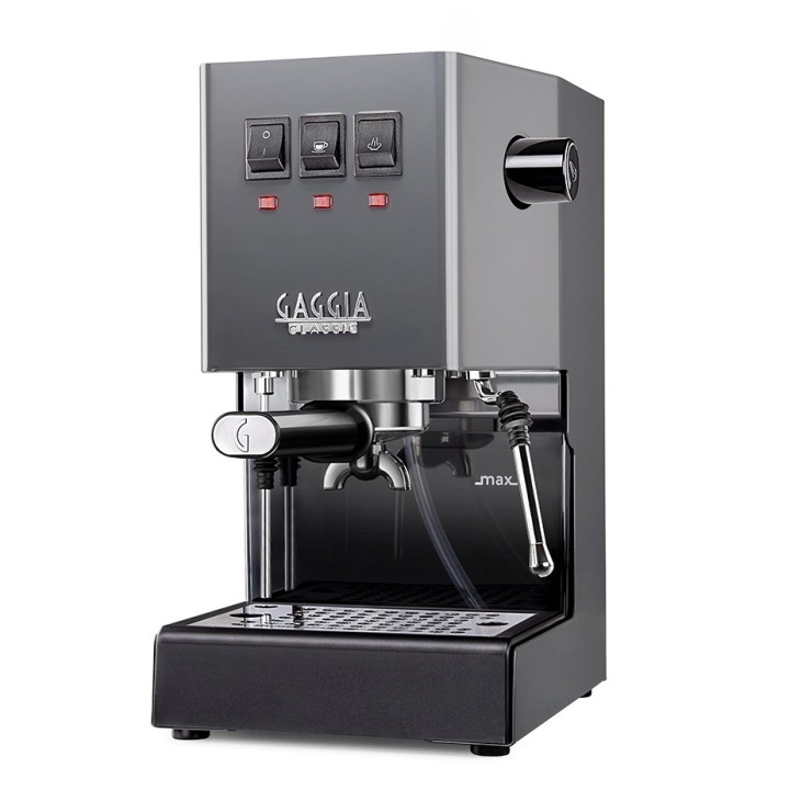 Gaggia Classic E24 Grå Espressomaskine Inkl. Eureka Mignon Zero 55s & Baristaudstyr