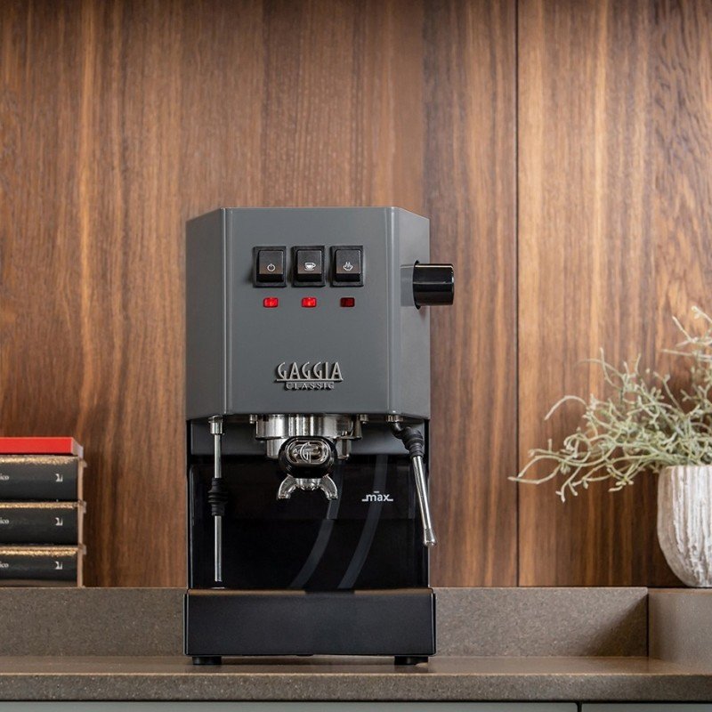 Gaggia Classic E24 Grå Espressomaskine Inkl. Baristaudstyr