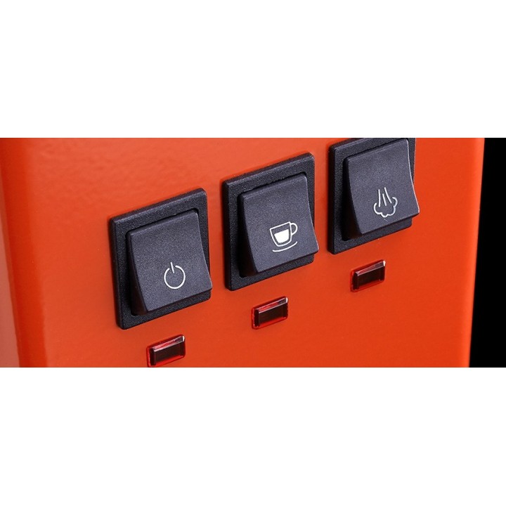 Gaggia Classic E24 Lobster Red Espressomaskine Inkl. Eureka Mignon Zero 55s & Baristaudstyr