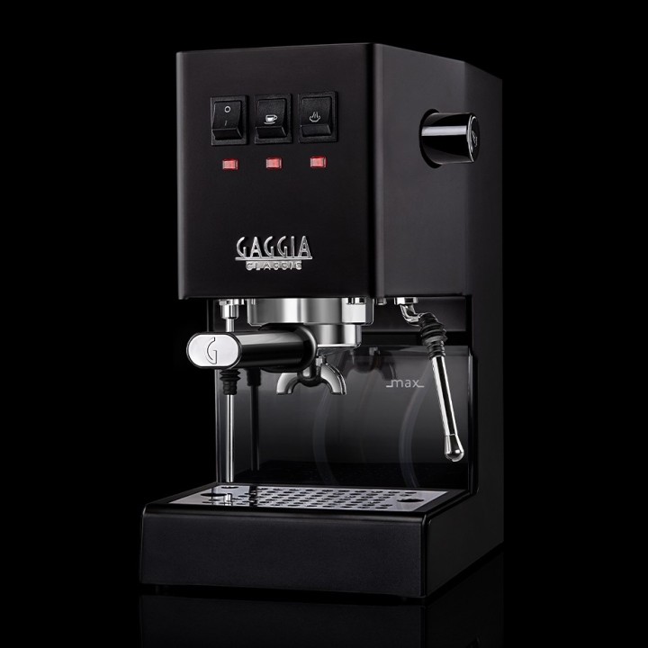 Gaggia Classic E24 Sort Espressomaskine Inkl. Eureka Mignon Zero 55s & Baristaudstyr