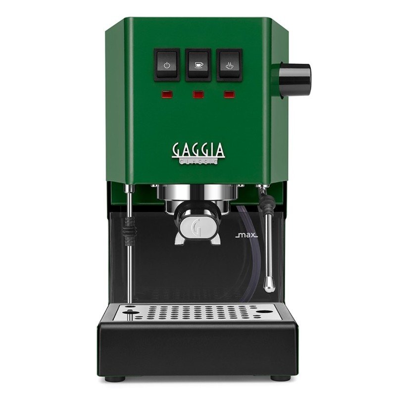 Gaggia Classic E24 Jungle Green Espressomaskine Inkl Eureka Mignon Zero 55s & Baristaudstyr