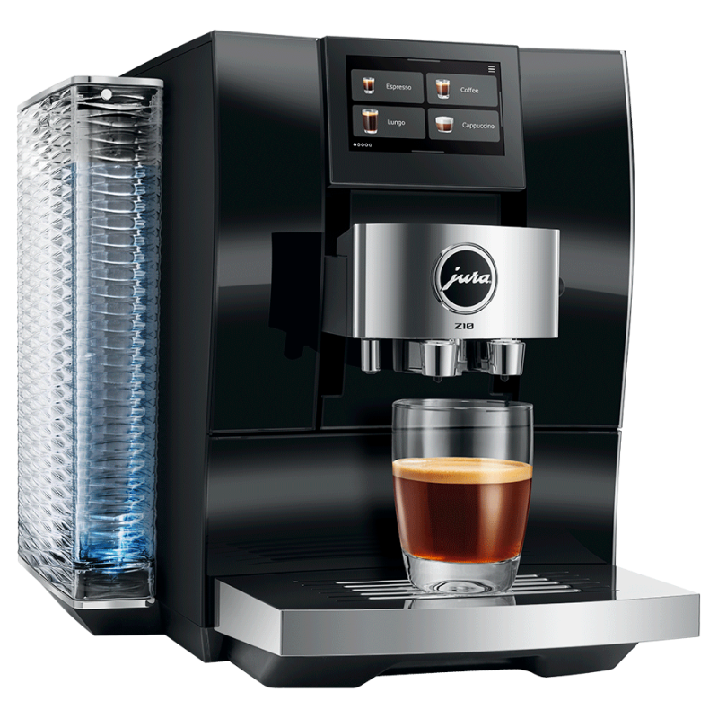 Jura Z10 (EB) Diamond Black Espressomaskine Inkl. Startpakke DK sprog, Rens, Afkalkning, Mælkebeholder & 3kg Rigtig Kaffe