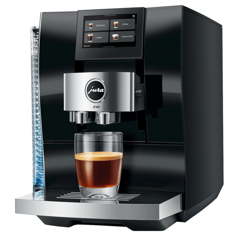 Jura Z10 (EB) Diamond Black Espressomaskine Inkl. Startpakke DK sprog, Rens, Afkalkning, Mælkebeholder & 3kg Rigtig Kaffe