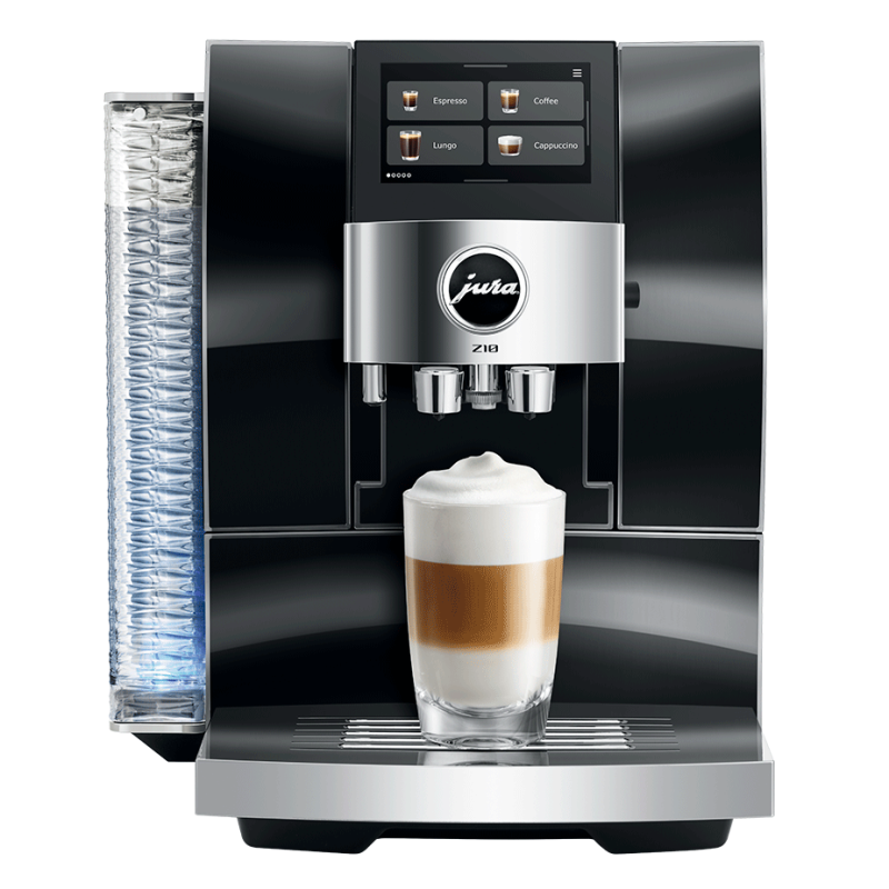 Jura Z10 (EB) Diamond Black Espressomaskine Inkl. Startpakke DK sprog, Rens, Afkalkning, Mælkebeholder & 3kg Rigtig Kaffe