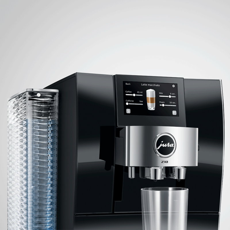 Jura Z10 (EB) Diamond Black Espressomaskine Inkl. Startpakke DK sprog, Rens, Afkalkning, Mælkebeholder & 3kg Rigtig Kaffe