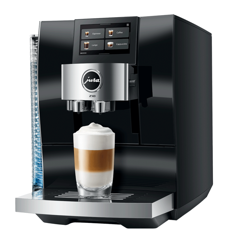 Jura Z10 (EB) Diamond Black Espressomaskine Inkl. Startpakke DK sprog, Rens, Afkalkning, Mælkebeholder & 3kg Rigtig Kaffe