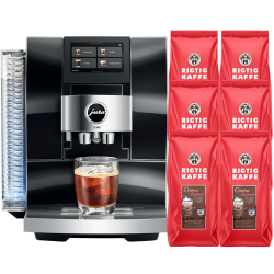Jura Z10 (EB) Diamond Black Espressomaskine Inkl. Startpakke DK sprog & 6kg Rigtig Kaffe Crema Intenso