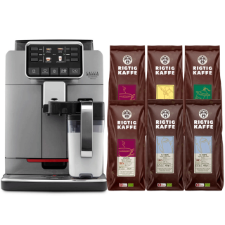 Gaggia Cadorna Prestige Espressomaskine Inkl. 6x400g Rigtig Kaffe Organic