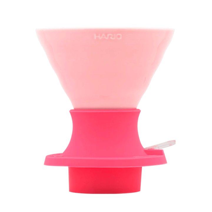 Hario V60 Immersion Switch Dripper Keramik 2 Kop. Pink Inkl. 100 stk. Filtre