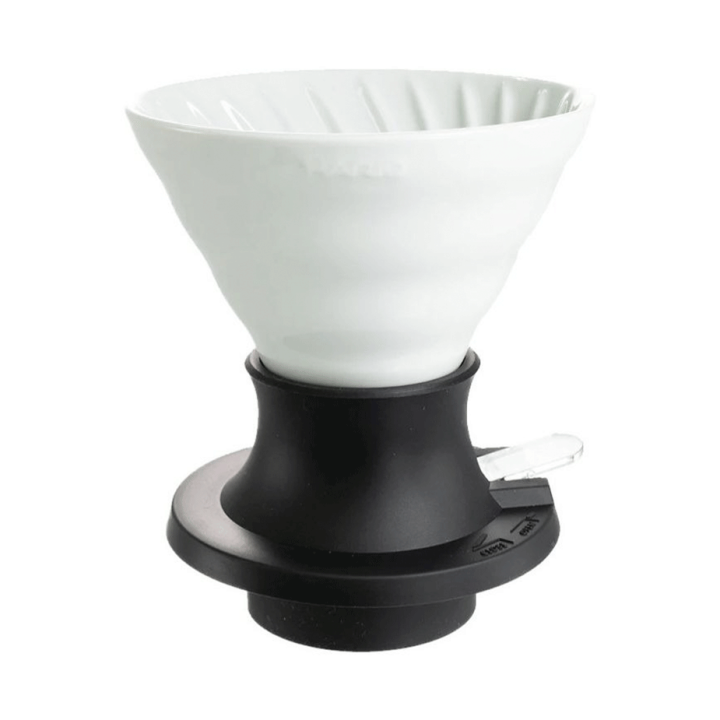 Hario V60 Immersion Switch Dripper Keramik 2 Kop. Hvid Inkl. 100 stk. Filtre