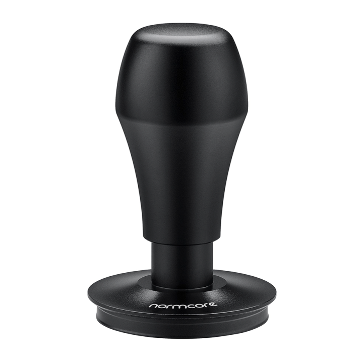 Normcore V4 Tamper med Fjeder, Riller & Titaniumsbelægning 53,3 mm Sort