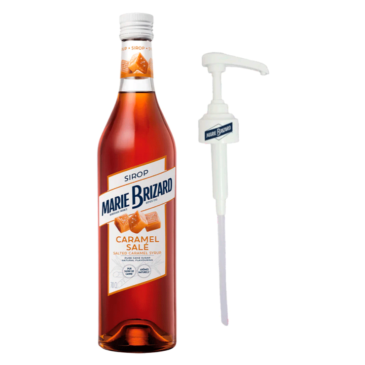 Marie Brizard Saltkaramel Sirup 70 cl Inkl. Pumpe