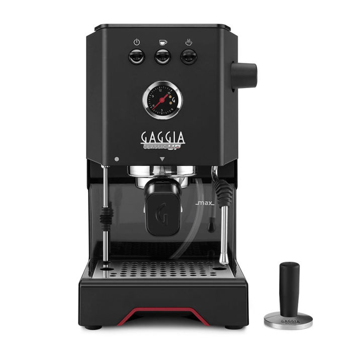 Gaggia Classic UP Sort Espressomaskine Inkl. Eureka Mignon Libra 55 Chrome/Mat Sort Espressokværn