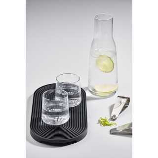 Zone Rocks Cocktailmåtte 34,6 x 15,6 cm Sort
