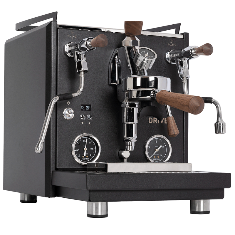 Profitec Drive Espressomaskine Sort m. Trædetaljer