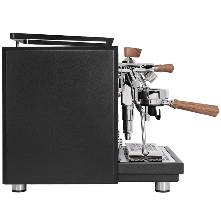 Profitec Drive Espressomaskine Sort m. Trædetaljer Inkl. Eureka Atom W 65 Casa Mat Sort Espressokværn