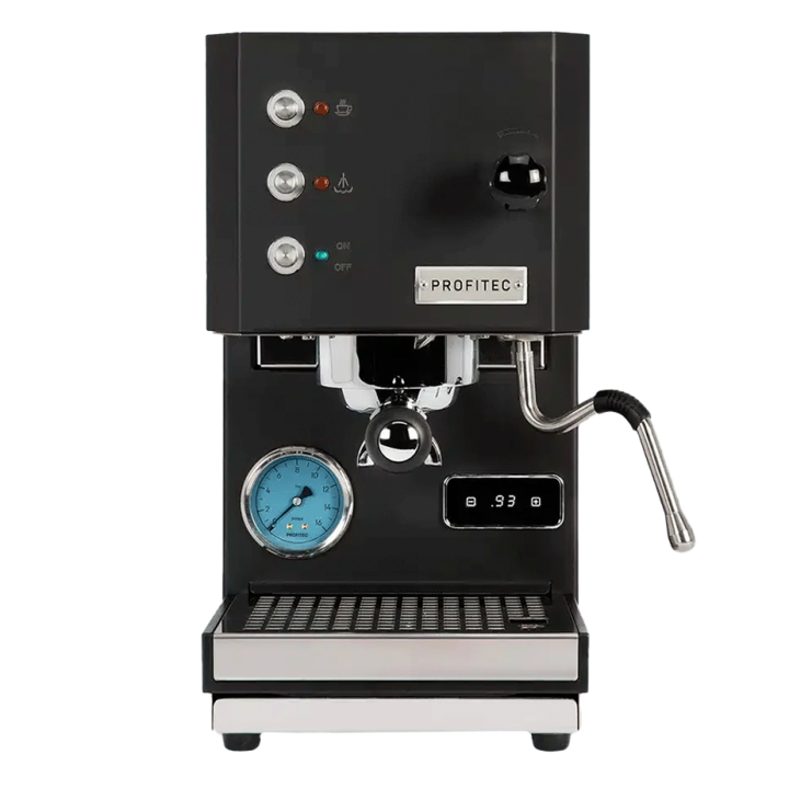 Profitec GO Mat Sort Espressomaskine Inkl. Eureka Mignon Zero 65 Speedy Mat Sort Espressokværn