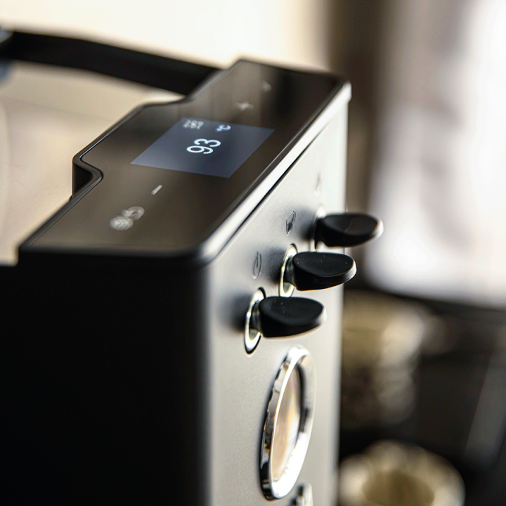 Gaggia Classic UP Sort Espressomaskine Inkl. Eureka Mignon Zero 65 Speedy Mat Sort Espressokværn