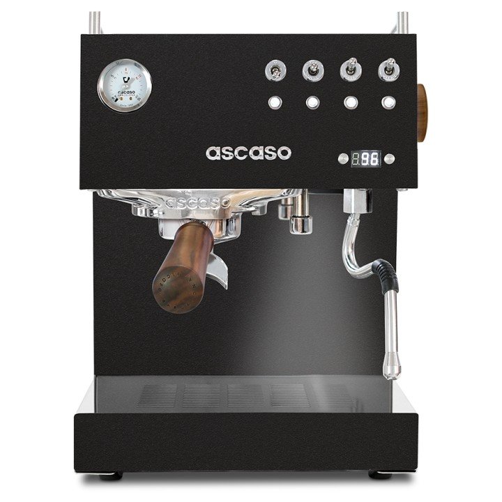 Ascaso Steel Duo PID Sort Espressomaskine Inkl. Eureka Mignon Zero 65 Speedy Mat Sort Espressokværn