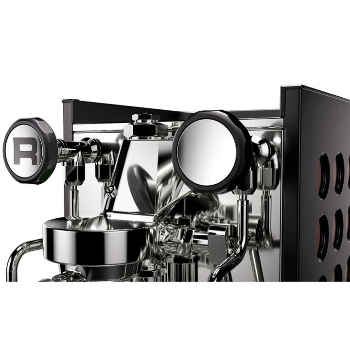 Rocket Appartamento TCA Sort/Kobber Espressomaskine Inkl. Eureka Mignon Zero 65 Speedy Mat Sort Espressokværn