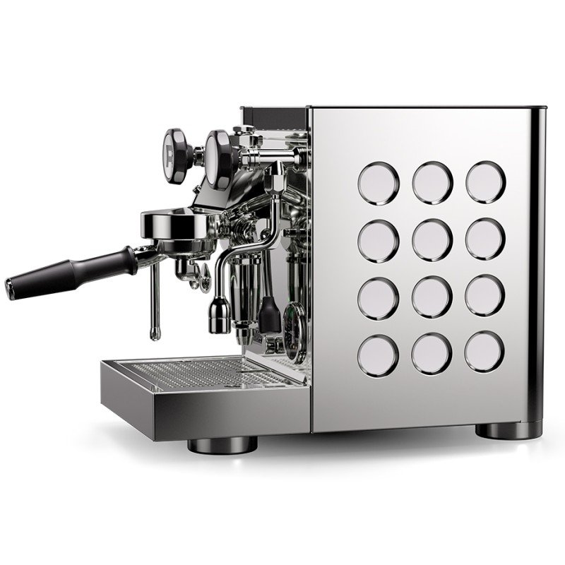 Rocket Appartamento TCA Stål/hvid Espressomaskine Inkl. Eureka Mignon Zero 65 Speedy Hvid Espressokværn