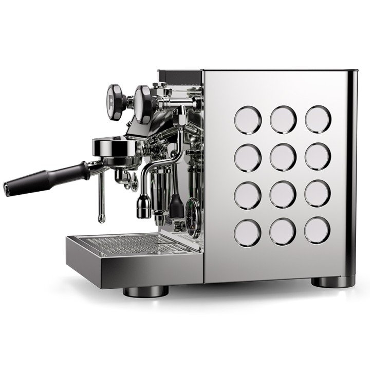 Rocket Appartamento TCA Stål/hvid Espressomaskine Inkl. Eureka Mignon Zero 65 Speedy Hvid Espressokværn