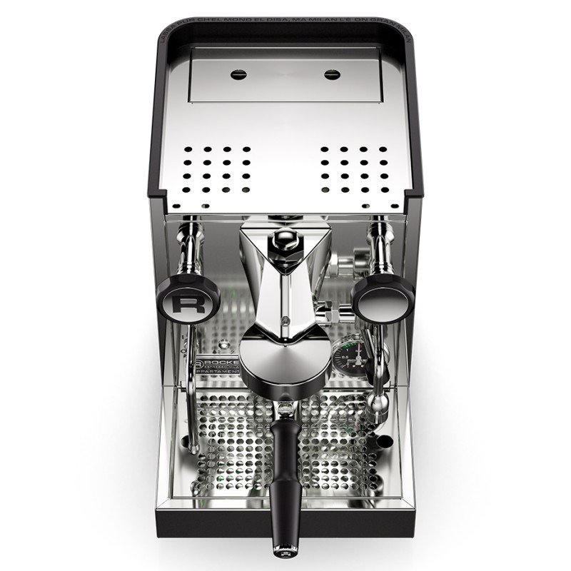 Rocket Appartamento TCA Stål/hvid Espressomaskine Inkl. Eureka Mignon Zero 65 Speedy Hvid Espressokværn