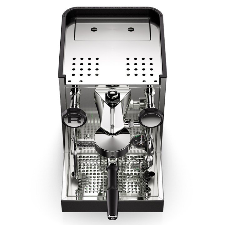 Rocket Appartamento TCA Stål/hvid Espressomaskine Inkl. Eureka Mignon Zero 65 Speedy Hvid Espressokværn