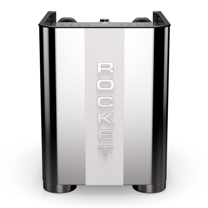 Rocket Appartamento TCA Stål/hvid Espressomaskine Inkl. Eureka Mignon Zero 65 Speedy Hvid Espressokværn