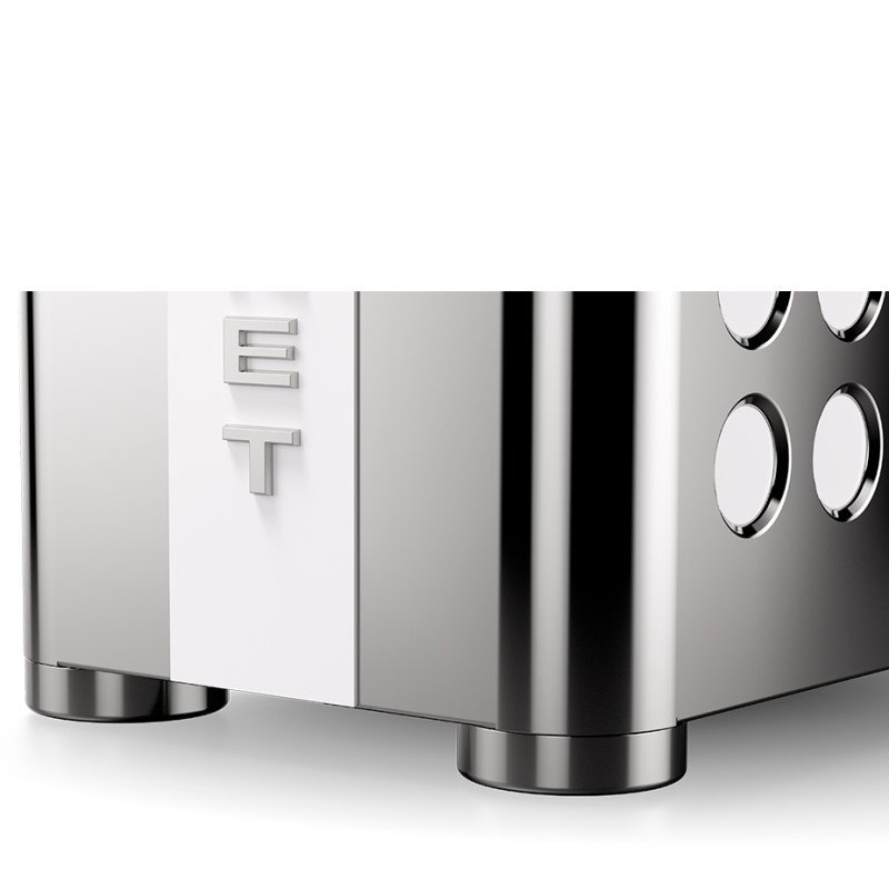 Rocket Appartamento TCA Stål/hvid Espressomaskine Inkl. Eureka Mignon Zero 65 Speedy Hvid Espressokværn