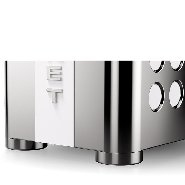 Rocket Appartamento TCA Stål/hvid Espressomaskine Inkl. Eureka Mignon Zero 65 Speedy Hvid Espressokværn