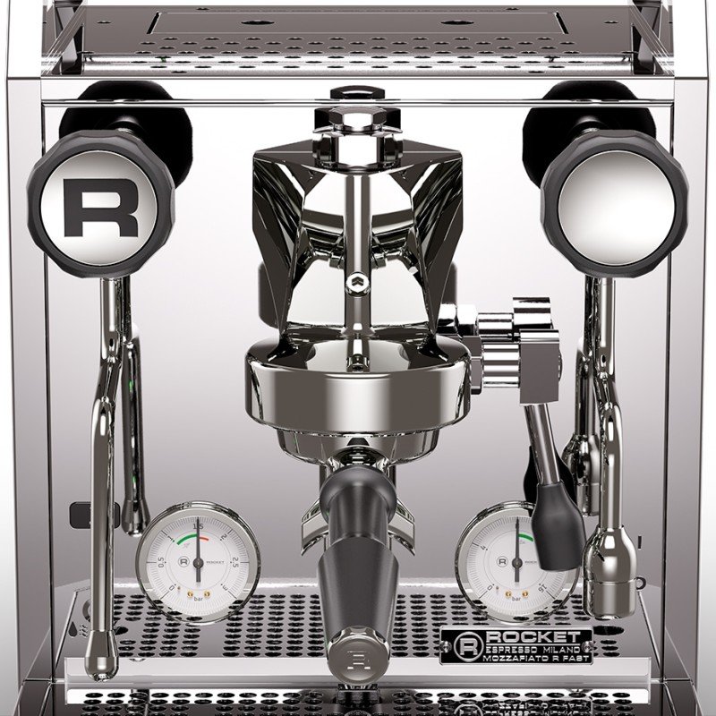 Rocket Mozzafiato Fast R Stål Espressomaskine Inkl. Eureka Atom W 65 Casa Mat Sort Espressokværn