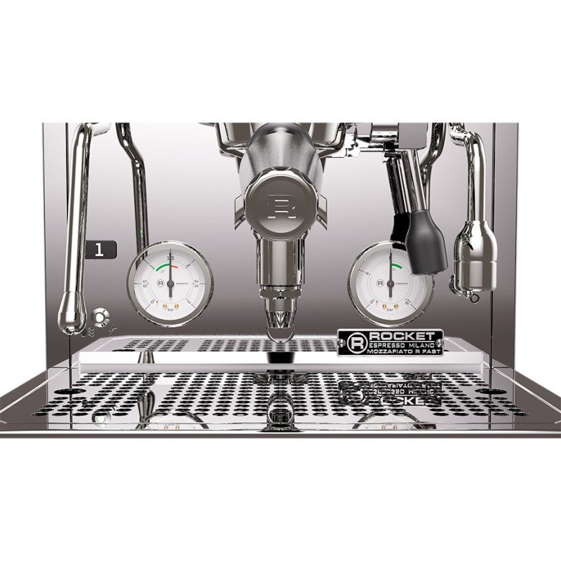 Rocket Mozzafiato Fast R Stål Espressomaskine Inkl. Eureka Atom W 65 Casa Mat Sort Espressokværn