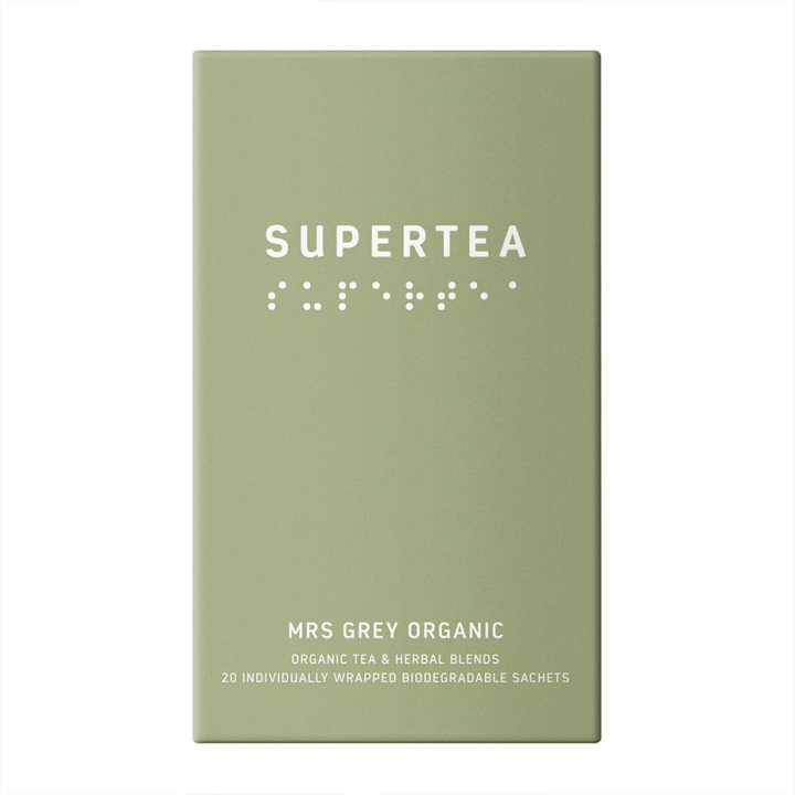 Supertea Mrs Grey Økologisk Tebreve 20 stk