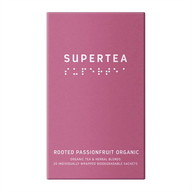 Supertea Rooted Passionfruit Økologisk Tebreve 20 stk