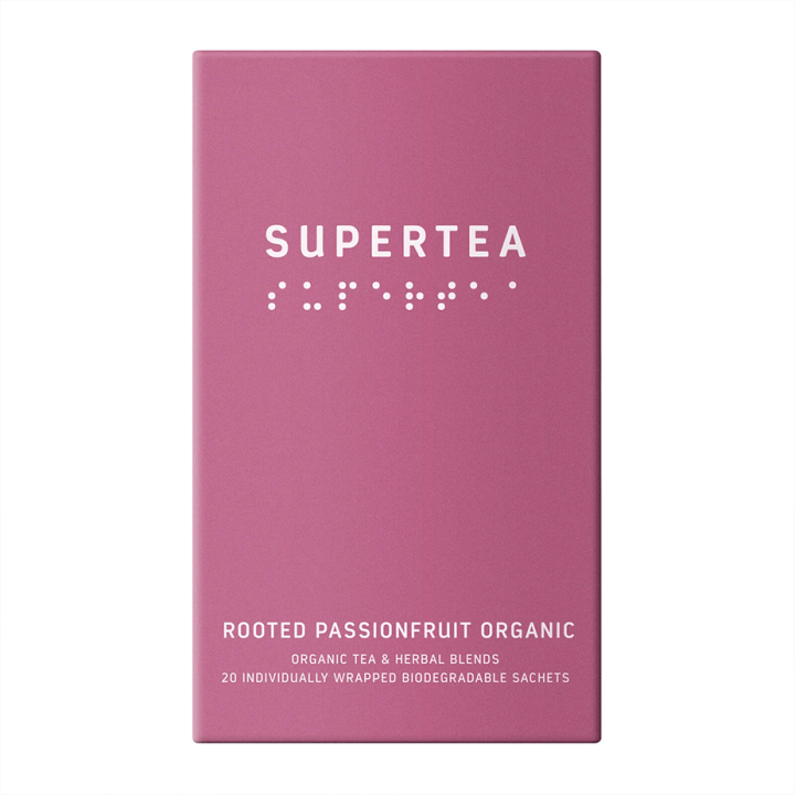 Supertea Rooted Passionfruit Økologisk Tebreve 20 stk