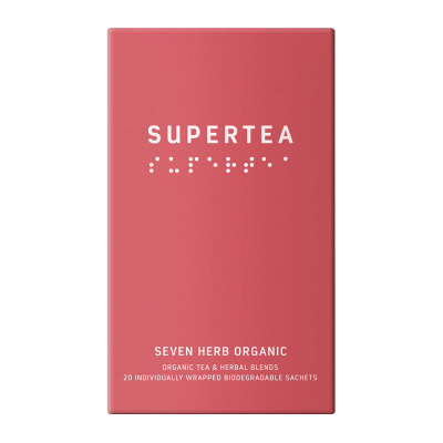 Supertea Seven Herb Økologiske Tebreve 20 stk.