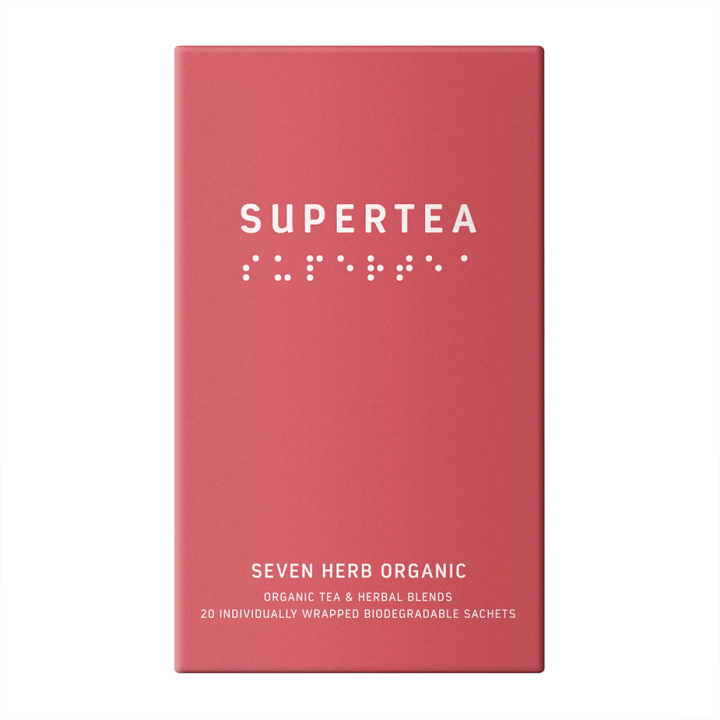 Supertea Seven Herb Økologiske Tebreve 20 stk.