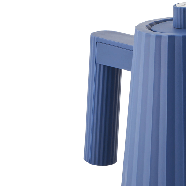 Alessi Plissé Elkedel 1,7 L Blå