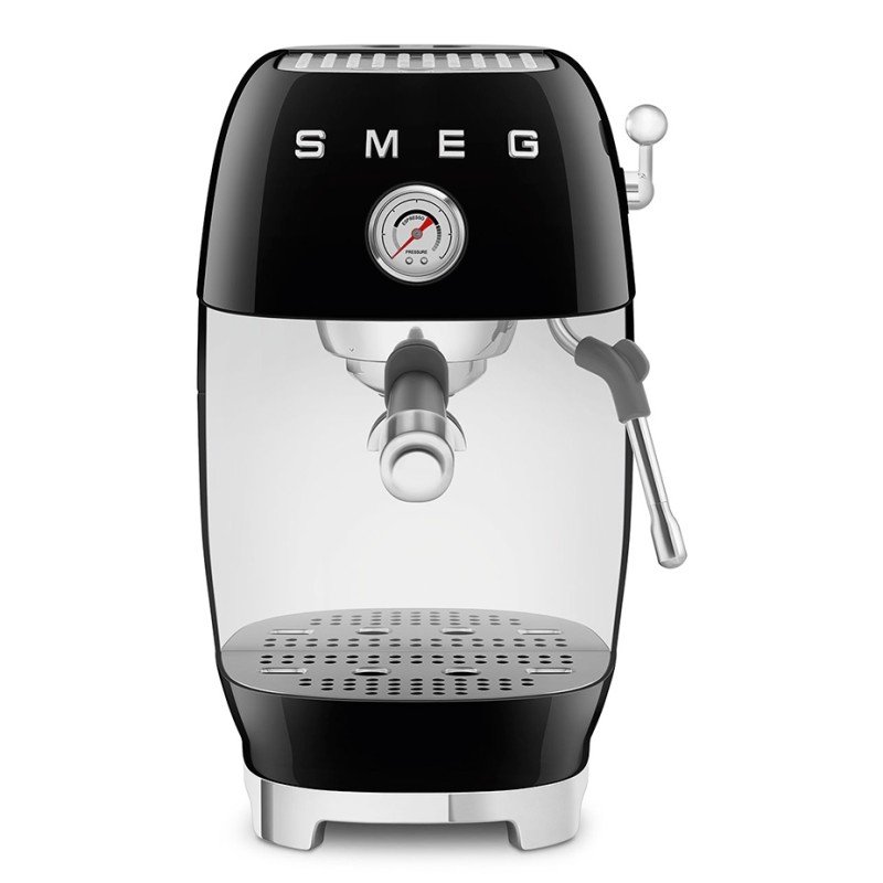 Smeg ECF03BLEU Manuel Espressomaskine Sort