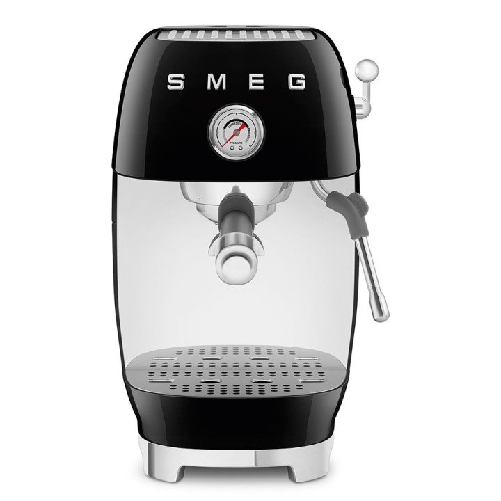 Smeg ECF03BLEU Manuel Espressomaskine Sort
