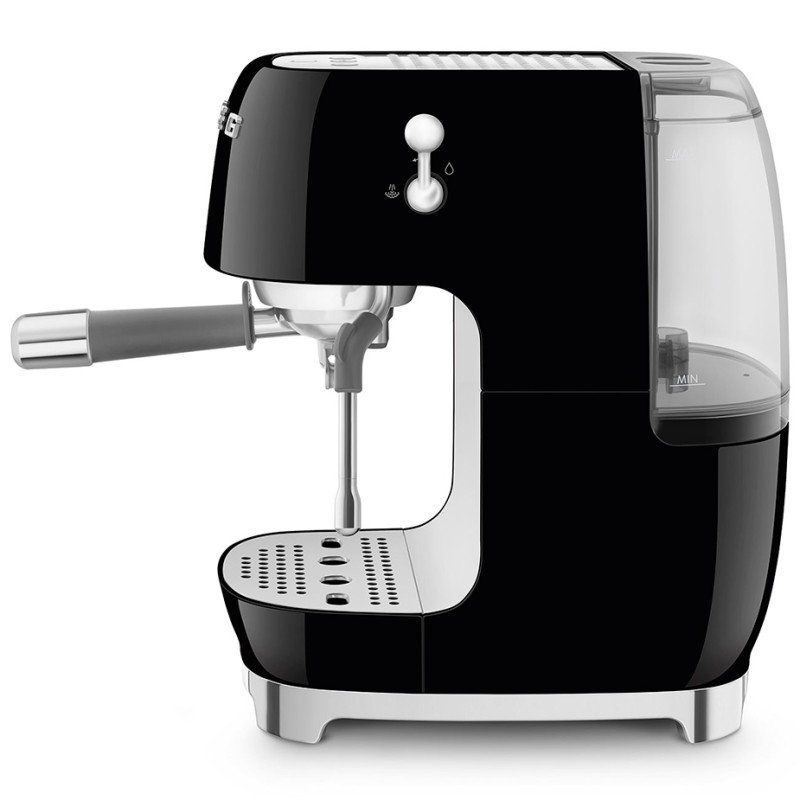 Smeg ECF03BLEU Manuel Espressomaskine Sort