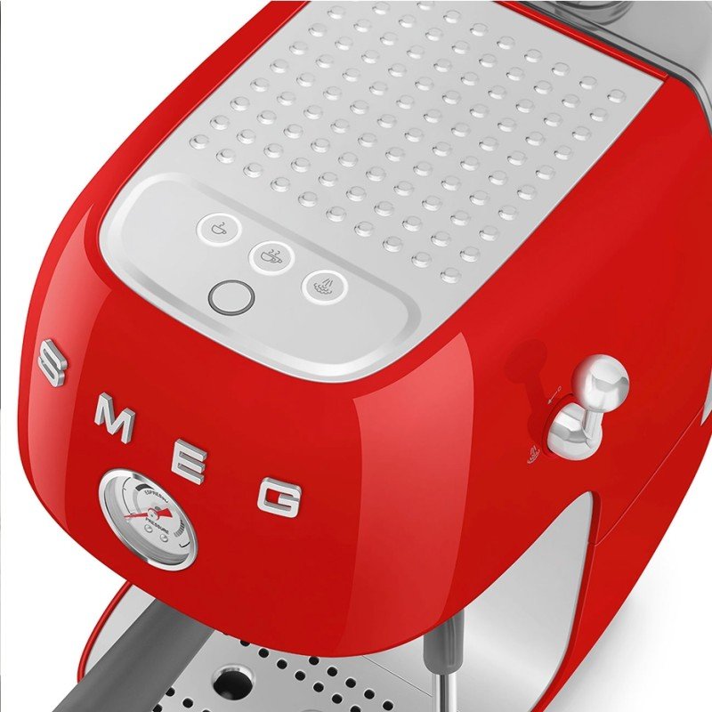 Smeg ECF03RDEU Manuel Espressomaskine Rød