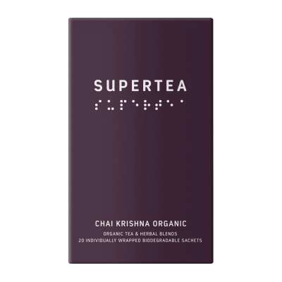 Supertea Chai Krishna Økologisk Tebreve 20 stk