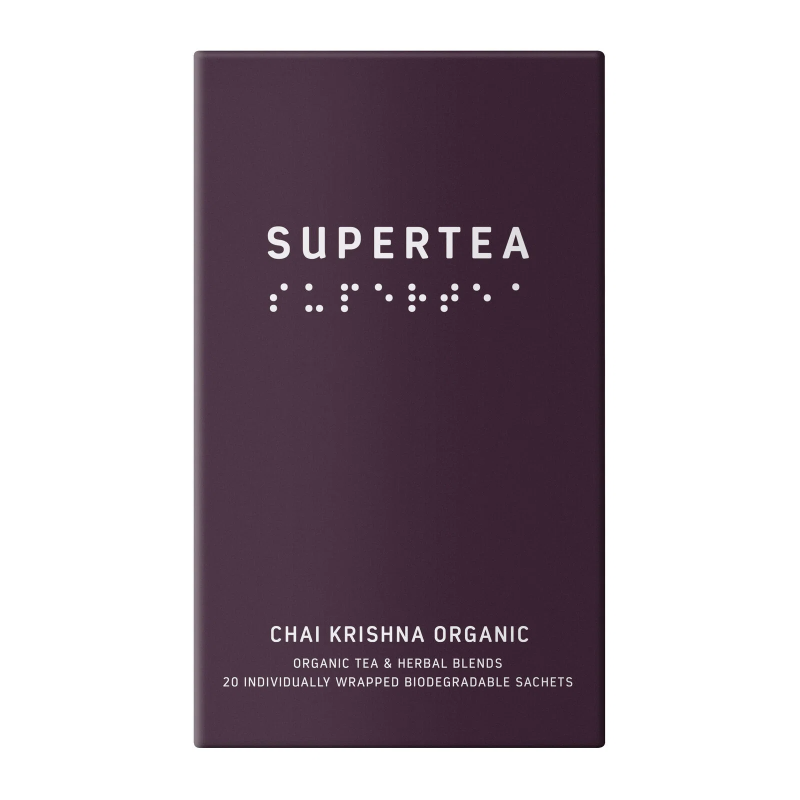 Supertea Chai Krishna Økologisk Tebreve 20 stk