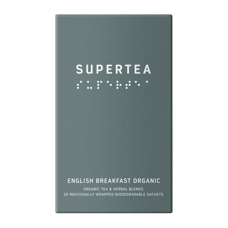 Supertea English Breakfast Økologisk Tebreve 20 stk
