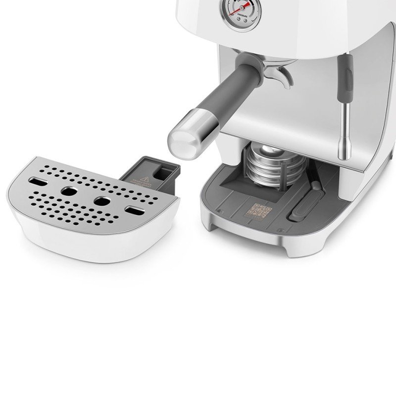 Smeg ECF03WHEU Manuel Espressomaskine Hvid