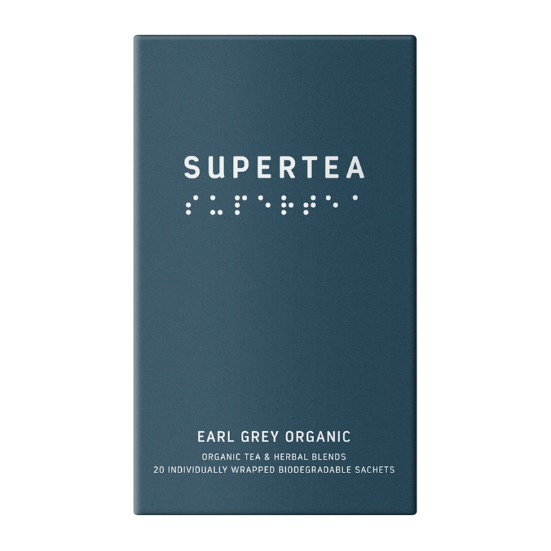 Supertea Earl Grey Økologisk Tebreve 20 stk