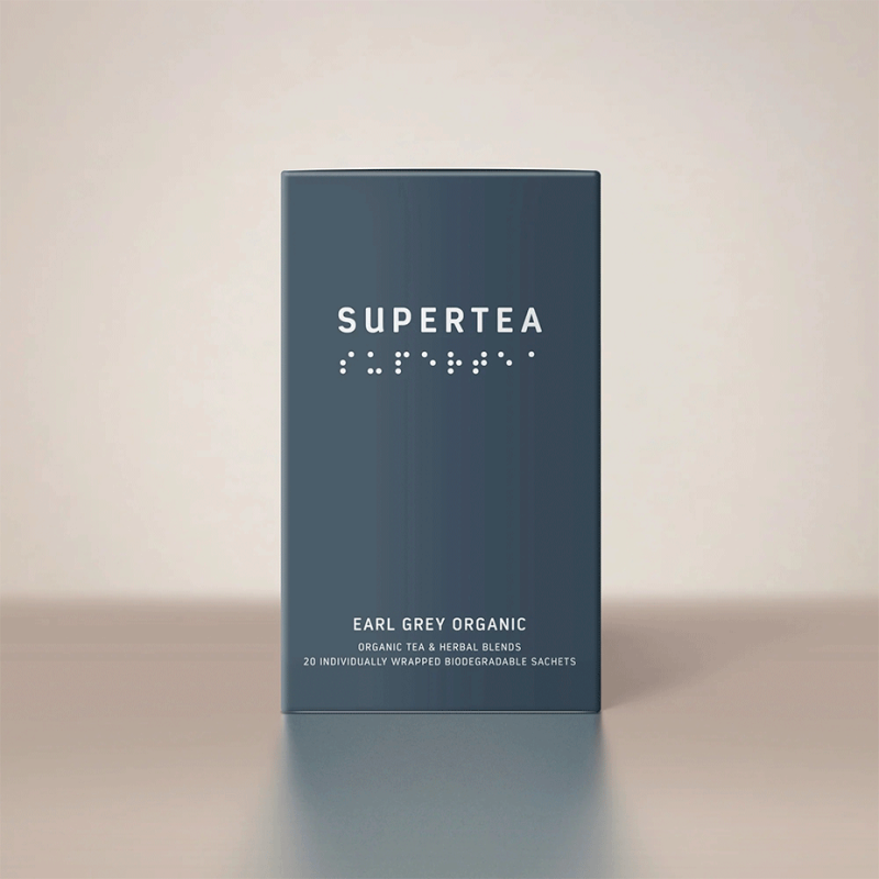 Supertea Earl Grey Økologisk Tebreve 20 stk